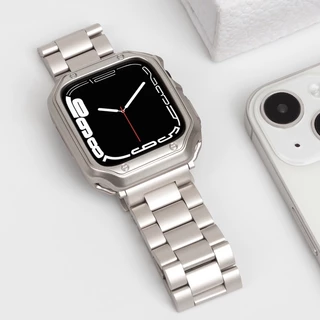 สายนาฬิกาข้อมือ สเตนเลส โลหะ สําหรับ iWatch Strap Series11 10 9 8 7 6 5 4 3 2 1 เคส i watch case Watch SE SE2 Ultra 41 มม. 45 มม. 49 มม. 40 44 สาย i Strap