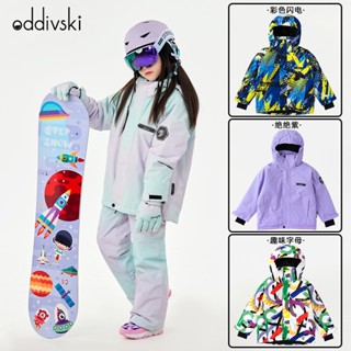 oddivski childrens ski clothing thickened snow-proof professional ski jacket for boys and girls QKQQ