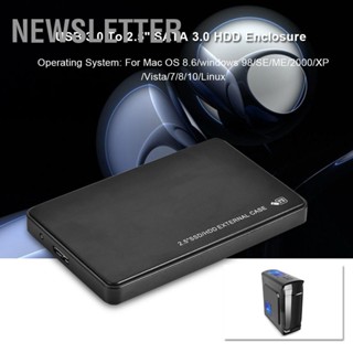 BNewsletter เคสฮาร์ดดิสก์ไดรฟ์ภายนอก Usb 3.0 เป็น 2.5 นิ้ว Sata Hdd สําหรับ Ssd