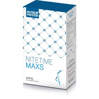 Nutrimaster Nitetime Maxs 30 แคปซูล สารสกัดจากธรรมชาติ กระตุ้นการหลั่งของ Growth Hormone ช่วยเสริมสร้างกล้ามเนื้อ