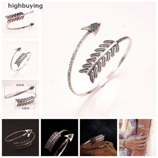 [highbuying] วินเทจ โบฮีเมียน ด้านบน สร้อยข้อมือ ลูกศร เปิด กําไลแขน ข้อมือ ปรับได้ ใหม่ พร้อมส่ง