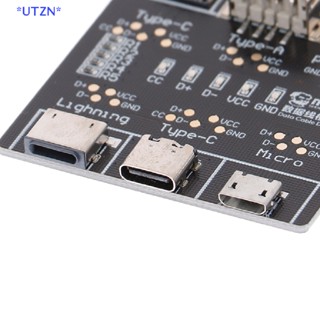 UTZN&gt; DT3 USB Cable Tester Data Cable Test PCB Board For Date Cable Detection Tool new