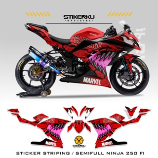 สติกเกอร์ NINJA 250 FI CARNAGE Edition STICKER STOCK DECALS SEMIFULL Motocycle STICKER Graphic 2013-2017 สําหรับติดตกแต่งรถจักรยานยนต์