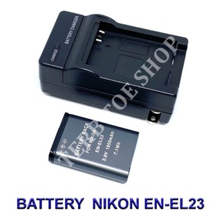 (Set 1+1)EN-EL23  ENEL23 Battery and Charger For Nikon Coolpix P600,P610,B700,P900,S810c BY TERBTOE SHOP