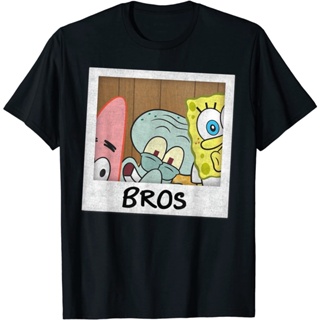 Adult T-Shirts Nickelodeon Spongebob Squarepants BROS T-Shirts - Mens T-Shirts