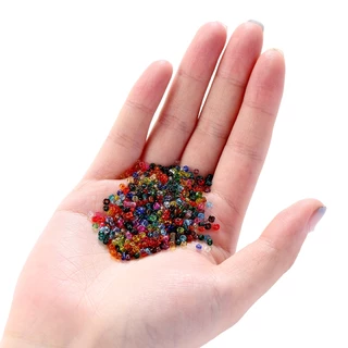 St. kunkka ลูกปัดแก้ว 2 มม. 20 สี สําหรับทําสร้อยคอ สร้อยข้อมือ DIY 1,000 ชิ้น