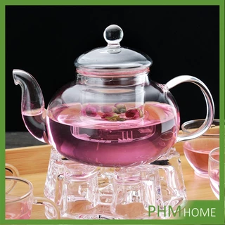 กาชงชา ทนต่ออุณหภูมิสูง กาน้ำชา แก้วคุณภาพสูง 400ml 600ml Glass teapot