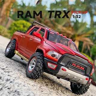 Dodge RAM TRX Diecast โมเดลรถปิ๊กอัพอัลลอย ขนาดเล็ก 1:32 สําหรับรถออฟโรด