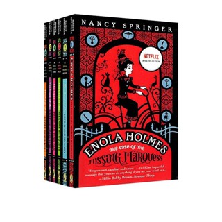 นิยายสืบสวน The Enola Holmes Mysteries ชุด 6 เล่ม ภาษาอังกฤษปกอ่อน