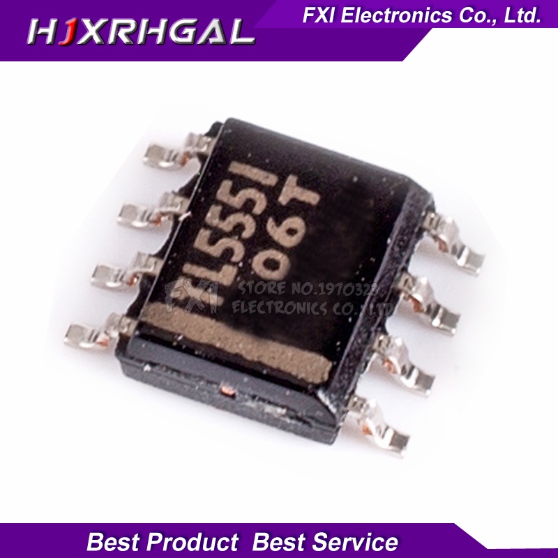 10 ชิ้น/ล็อต TLC555 TL555I TL5551 TLC555IDR SOP8 patch ใหม่