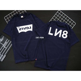 เสื้อยืดแขนสั้นสีพื้น LEVIS รุ่นสกรีนลายโลโก้ ทั้งหน้าและหลัง มาใหม่ เสื้อคอกลมผ้า Cotton อย่างดี ผ้าเนื้อดี สีไม่ต_54