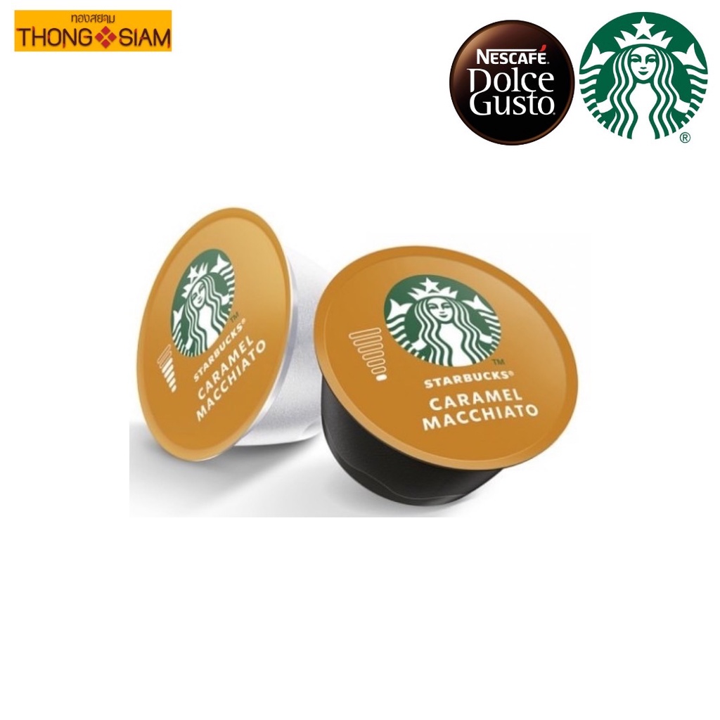 (x3 กล่อง) STARBUCKS CARAMEL MACCHIATO By DOLCE GUSTO  *** นำเข้าจาก EU *** ราคา ถูกที่สุด ดีลบีเคเค แกลเลอรีภาพที่ 4