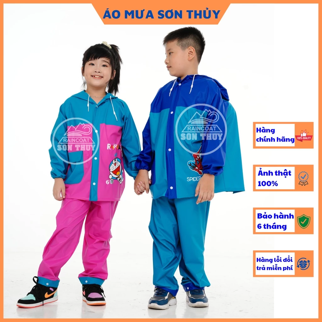 ชุดเสื้อกันฝนเด็ก Son Thuy PVC thumbnail 7