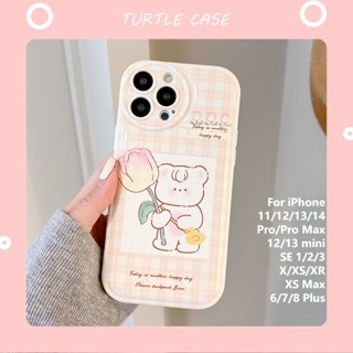 [พร้อมส่ง] เคสป้องกันโทรศัพท์มือถือ ลายการ์ตูน สําหรับ Apple iPhone 14 13 12 11 PROMAX XS XR XSMAX SE2020 6 7 8PLUS MINI