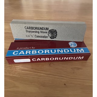 หินลับมีดมีด หินฝนมีด ลับคมมีด พกพาสะดวก whetstone ✅ ใช้ได้ทั้ง 2 ด้าน Carborundum ใช้ดีบอกต่อ