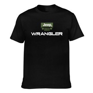 เสื้อยืด ผ้าฝ้าย พิมพ์ลาย Jeep Wrangler Off Road 4X4 Car Father/Dad แฟชั่นฤดูร้อน คุณภาพดี