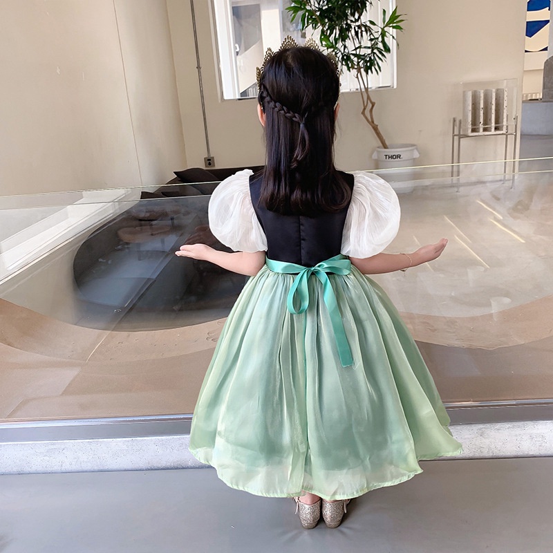 พร้อมส่ง🍀ชุดเจ้าหญิง ชุดแอนนา ชุด disney ชุดแอนนาเด็ก ชุดเจ้าหญิงเด็ก ชุดเเฟชั่นเด็กผู้หญิง สําหรับเด็กผู้หญิง3-10 ขวบ - รูปที่ 2