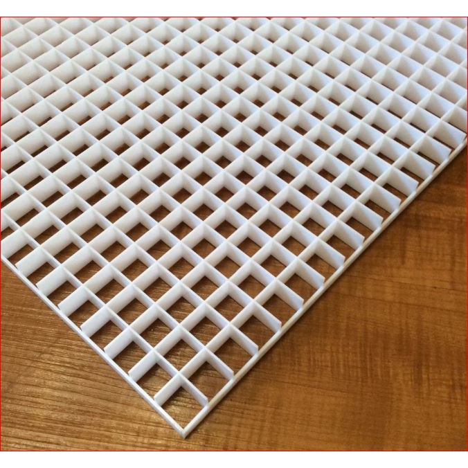 ตะแกรงฝ้าเพดานกั้นช่องแสงบังไฟ Egg Crate Grille Divider ตะแกรงกั้นช่องแสง แผ่นฝ้าบังไฟกรองลม