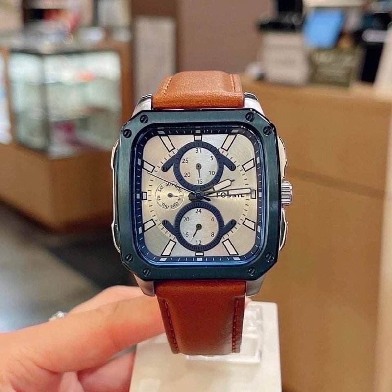 Fossil Multifunction Brown Leather Watch BQ2658