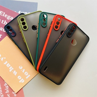 เคสโทรศัพท์มือถือ แบบใส ผิวด้าน สีแคนดี้ สําหรับ Motorola Moto E7 Power E7i Power Lenovo K13