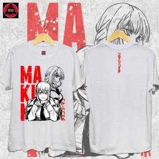 เสื้อผู้ชายเท่ เสื้อยืด Chainsaw Man - Makima (C**t**l De**l)  Anime Shirtเสื้อยืด_36