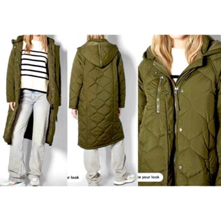 BERSHKA Long Puffer Coat