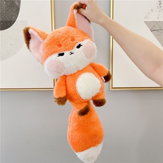 หมอนตุ๊กตาสุนัขจิ้งจอก Dudu Fox น่ารัก ของเล่น ของขวัญวันเกิด สําหรับเด็ก