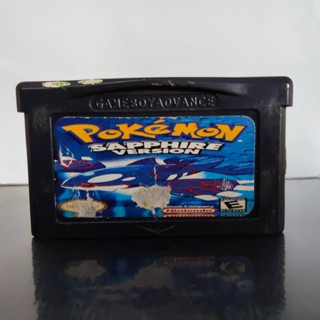 Pokemon Sapphire Ver. [bootleg] ภาษาอังกฤษ เล่นได้ ตลับก๊อป GBA ไม่มีประกันเรื่องเซฟ