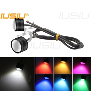 Iusiu หลอดไฟเลี้ยว Led 3SMD DRL อุปกรณ์เสริม สําหรับติดป้ายทะเบียนรถจักรยานยนต์ สกูตเตอร์