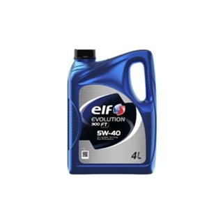 elf [ 5W-40 ]  4 ลิตร น้ำมันเครื่องเบนซินสังคราะห์แท้ 100% elf EVOLUTION 900 FT 5W-40  (ACEC A3/B4) (API SN/SF)