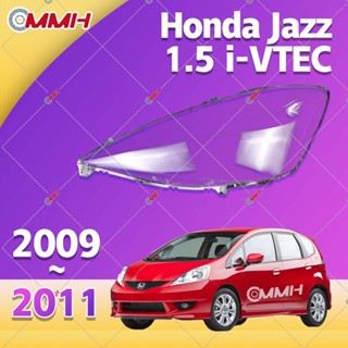 ฝาครอบไฟหน้า เลนส์กระจก สําหรับ Honda jazz GE 2009-2011 เลนส์ไฟหน้า ฝาครอบไฟหน้า ไฟหน้ารถยนต์ ไฟหน้าสําหรับ ฝาครอบไฟหน้าตรงรุ่น ฝาครอบเลนส์  headlamp cover ไฟหน้า โคมไฟหน้า ฝาครอบเลนส์