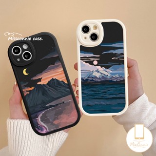 เคสโทรศัพท์มือถือแบบนิ่ม ลายภูเขาหิมะ ทิวทัศน์ สําหรับ Samsung A04s A50s A12 A23 A50 A53 A30s A13 A04 A03s A32 A03 A22 A73 A21s A52s A33 A11 A20s A72 A02s A52 A31 A10s A20 A71 A51