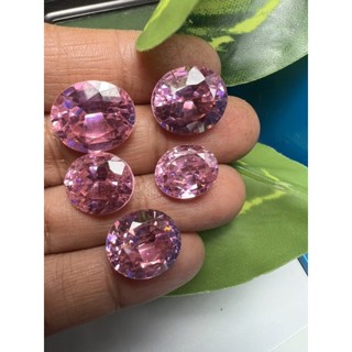 cz pink 15x13mm 1 pieces cubic zirconia 20 carats