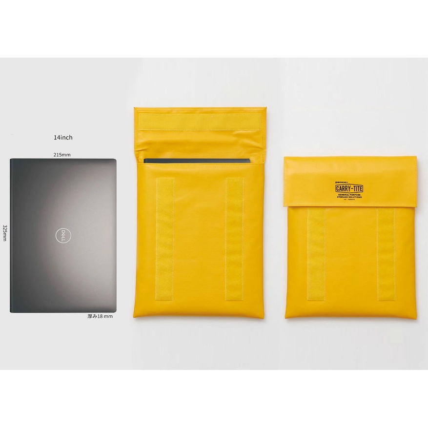 Penco Carry Tite Case L Orange (HGP087-Orange) / เคสสำหรับจัดเก็บสิ่งของ ขนาดใหญ่ สีส้ม แบรนด์ Penco จากประเทศญี่ปุ่น