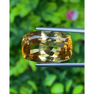 พลอย ซิทริน Citrine 16.97 กะรัต (Cts.) พลอยแท้ อัญมณีมงคลประจําวันเกิด เครื่องประดับพลอย