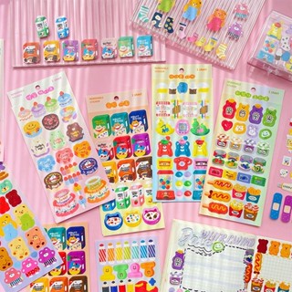 🌟Colorful Sticker สติ๊กเกอร์สีสดใสน่ารัก สติกเกอร์พร้อมส่งในไทย สติ๊กเกอร์ตกแต่งน่ารัก สีสด ไดคัทพร้อมใช้