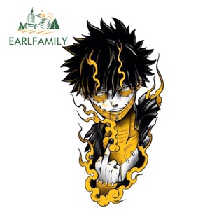 Earlfamily สติกเกอร์ไวนิล กันน้ํา ลายอนิเมะ Black Clover JDM Windows สําหรับติดตกแต่งรถยนต์ รถจักรยานยนต์ 13 ซม. x 7.1 ซม.