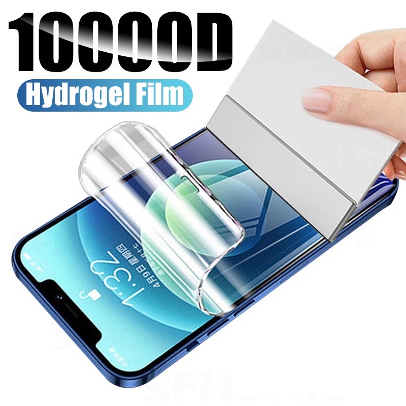 10000D ฟิล์มไฮโดรเจลติดมือถือ กันรอย สำหรับ for VIVO Y12 Y17 Y15 Y20 Y20I Y11 Y19 Y31 Y51 Y72 Y30 Y9