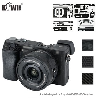 Kiwi A6400 A6300 สติกเกอร์ฟิล์ม ป้องกันรอยขีดข่วน 3M เลนส์ OSS สําหรับกล้อง Sony A6400 A6300 Sony E PZ 16-50 มม. f/3.5-5.6(SELP1650)