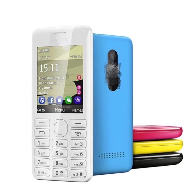 🔥hot🔥โทรศัพท์มือถืKIAรุ่น206 dual sim classic mobile phone full set*4สีพร้อมส่ง