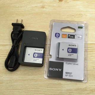 Sony แบตเตอรี่กล้อง DSC-T77 T200 T700 T900 T300 NP-BD1 พร้อมที่ชาร์จ