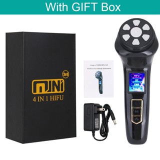 【พร้อมส่ง】เครื่องอัลตราซาวด์ 3.0 Mini HIFU 4-in-1 ความถี่ RF: 3MHz ItinG RF EMS ดูแลผิวหน้า ยกกระชับใบหน้า
