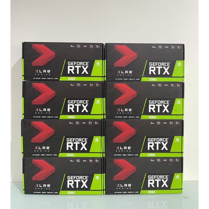 PNY NVIDIA GeForce RTX 2060 6GB XLR8 Gaming OC Turing Graphics Card (มือสอง) ศูนย์ประกันไทย