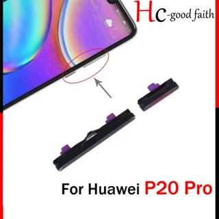 ใหม่ ปุ่มเปิดปิด ปุ่มควบคุมระดับเสียง คุณภาพสูง แบบเปลี่ยน สําหรับ Huawei P20 Pro Huawei P20