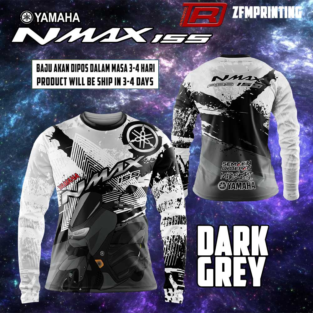 Yamaha Nmax TShirt 155 V2 Palace Lamp 4 สีลําลองแห ้ งเร ็ วกีฬาเสื ้ อยาว