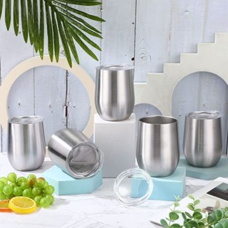 shape stainless steel tumbler แก้วสแตนเลสเก็บอุหภูมิ สแตนเลส 304 แก้วเก็บร้อน เย็น 12oz