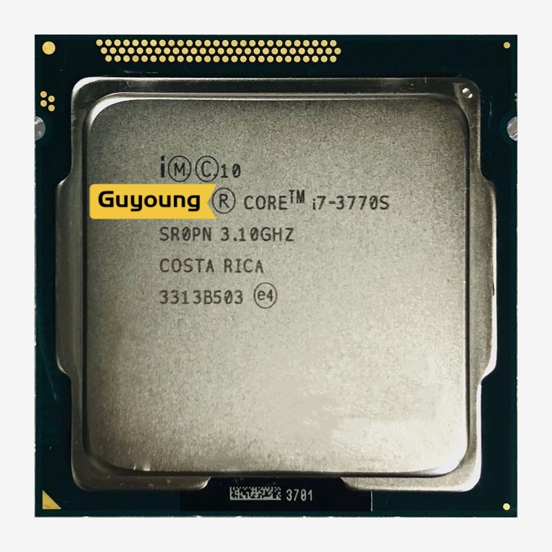 โปรเซสเซอร์ Core i7-3770S i7 3770S i7 3770 S 3.1 GHz ใช้แล้ว Quad-Core แปดคอร์ 65W CPU LGA 1155