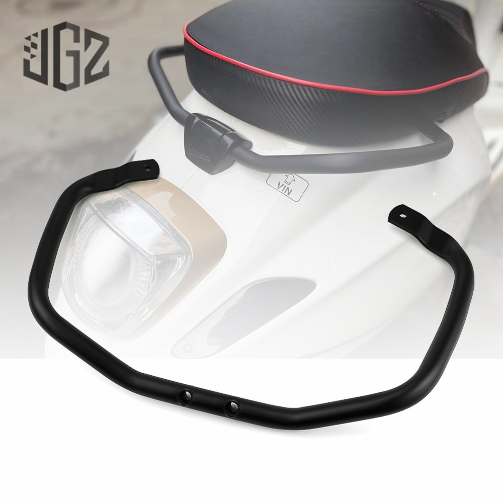 บาร์ท้ายเบาะนั่ง บาร์จับหลัง บาร์กันตก สีดำ งานแท้ สำหรับ เวสป้า for VESPA Sprint, Primavera 150 125 2013 - 2023 2024