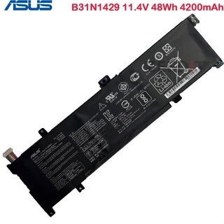 (ส่งฟรี ประกัน 1 ปี) Asus แบตเตอรี่โน๊ตบุ๊ค Asus K501L K501LX K501UX K501UB B31N1429 ของแท้