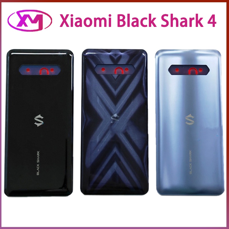 สําหรับ Xiaomi Black Shark 4 ฝาครอบแบตเตอรี่ BlackShark 4 Black Shark4 SHARK PRS-H0/A0 Back Case